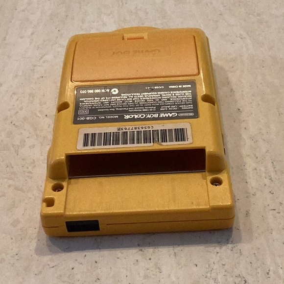Nintendo Game Boy Color Console System Handheld Dandelion Yellow Gameboy - Picture 11 of 16